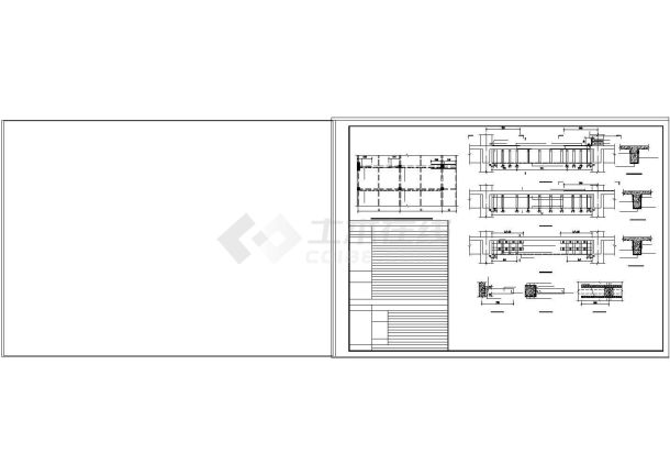[广东]地上三层框架结构教学楼结构加固设计cad图纸-图二