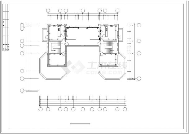 [辽宁]某三层别墅建筑结构水电施工图，含设计说明-图一