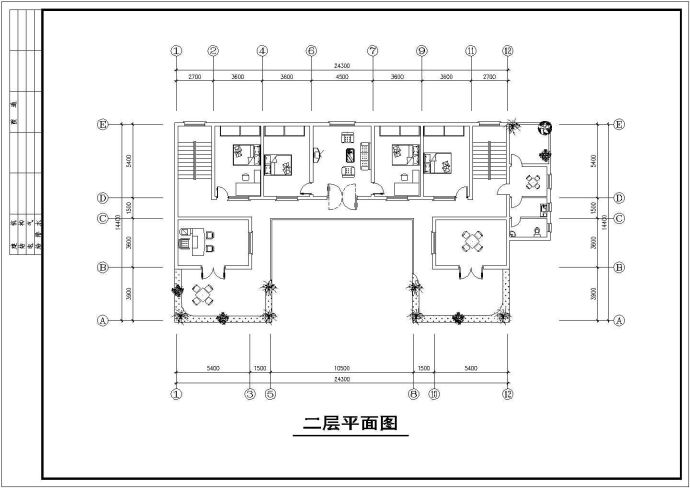 某度假村别墅区多层别墅建筑全套设计方案施工CAD图纸_图1