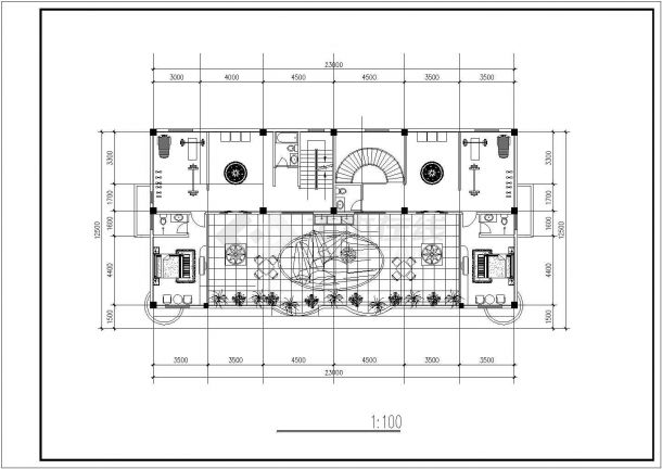 某度假山庄别墅区高级别墅建筑设计方案施工CAD图纸-图一