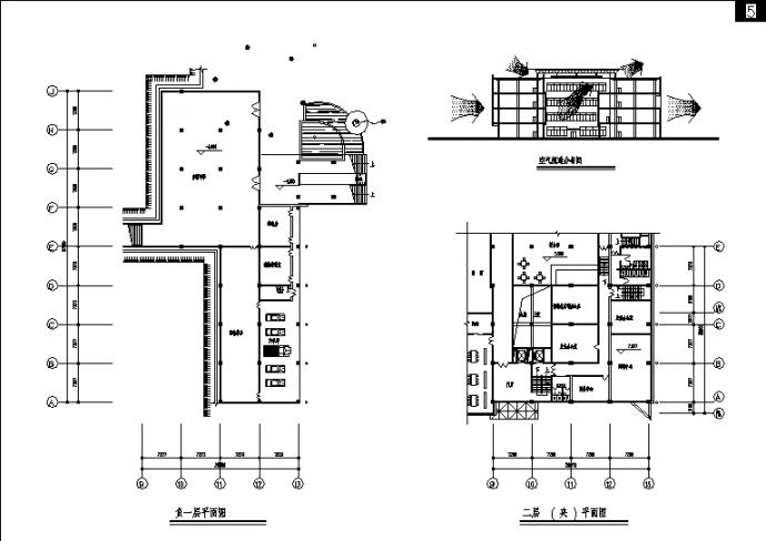 苏州二套图书馆教学楼建筑设计施工cad图纸（含说明）_图1