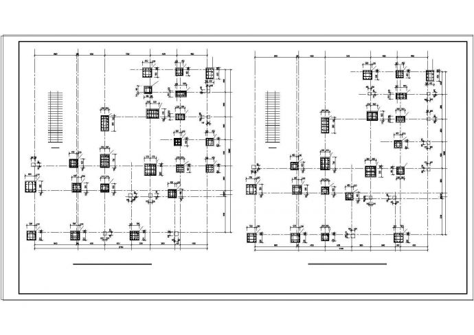 办公楼设计_带一层地下室框架结构高层办公楼结构cad施工图纸_图1