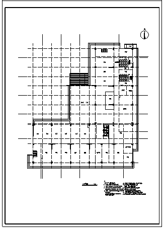 某17层现代风格商务酒店建筑施工cad图(含计算书，建筑图)-图一