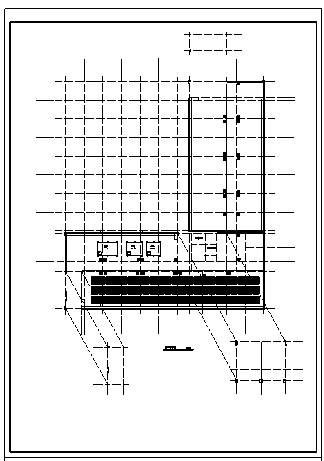 某17层现代风格商务酒店建筑施工cad图(含计算书，建筑图)-图二