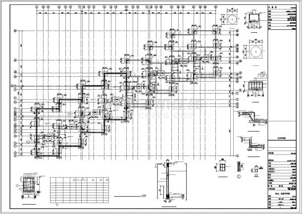 深圳某高档别墅结构施工设计CAD图（含效果图）-图二