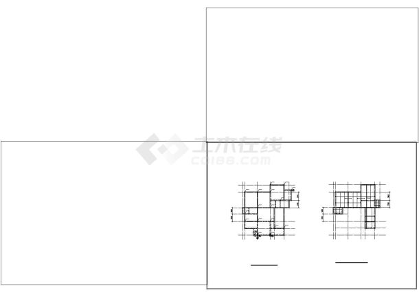 某四层别墅建筑设计cad施工图效果图-图二