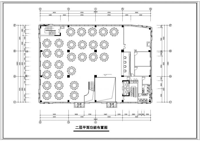 广州某酒店装修设计cad平面施工图_图1
