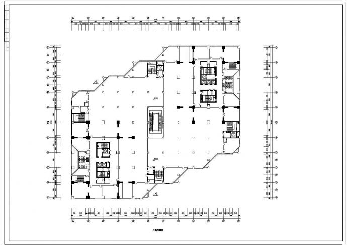 某地大型商场建筑cad设计施工图纸_图1