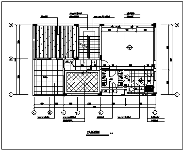 三层H型别墅室内装饰设计cad图，共十四张-图二