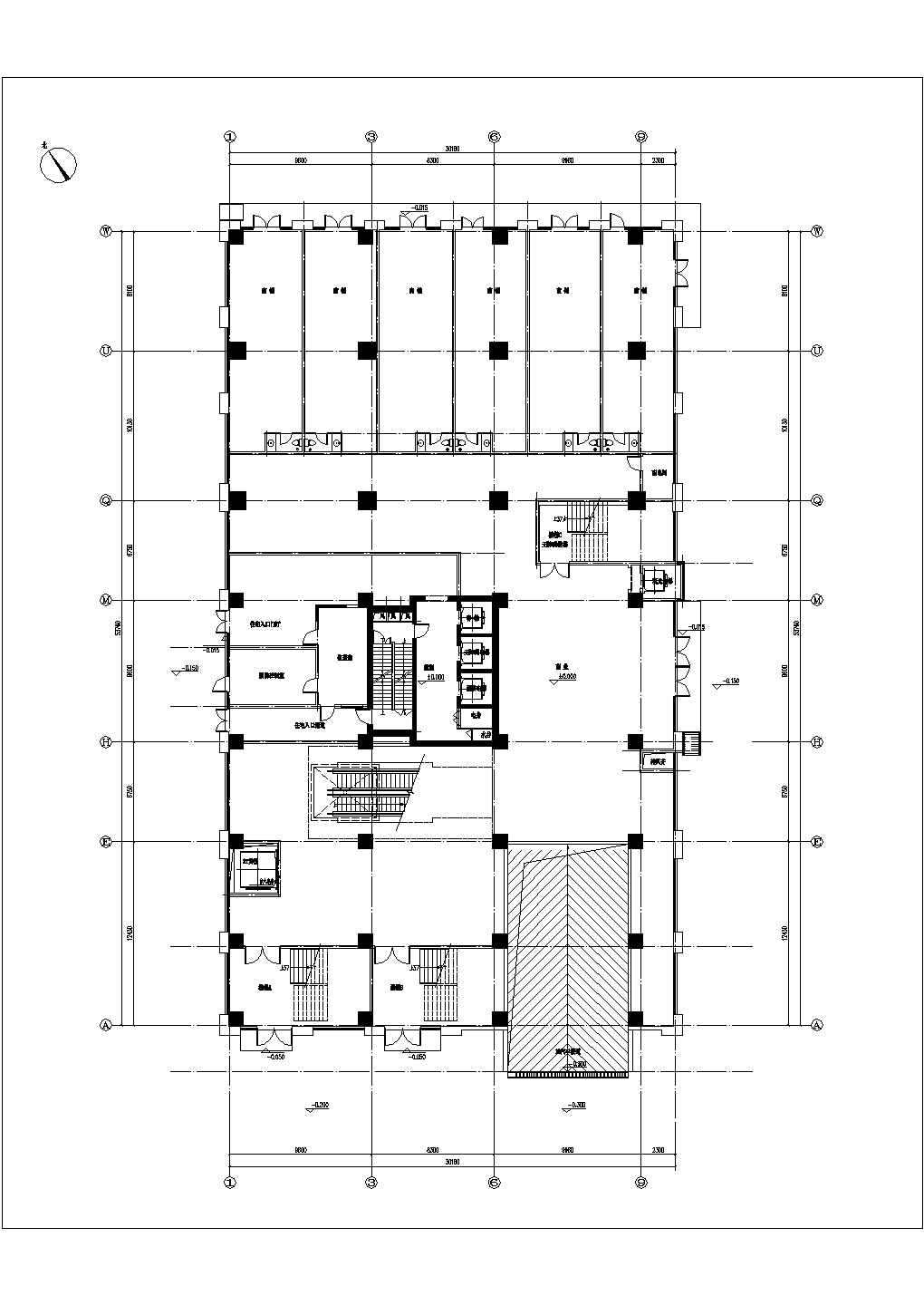 景城国际高档住宅楼全套建筑施工设计cad图纸