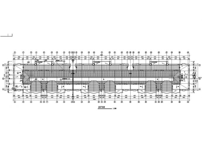 【南京】六层跃七层住宅楼全套建筑施工设计cad图纸(含线脚大样图，屋顶平面图)_图1