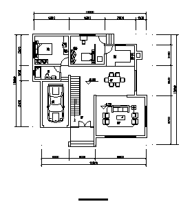 二层农村自建别墅建筑设计cad图(含十五套设计图，共十五张)_图1