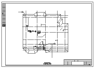 二层新农村现代北欧风格别墅建筑设计cad图，共八张-图二