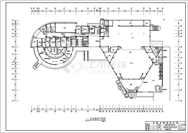 某广州经济开发区文体活动中心改造工程配电CAD施工图-图二