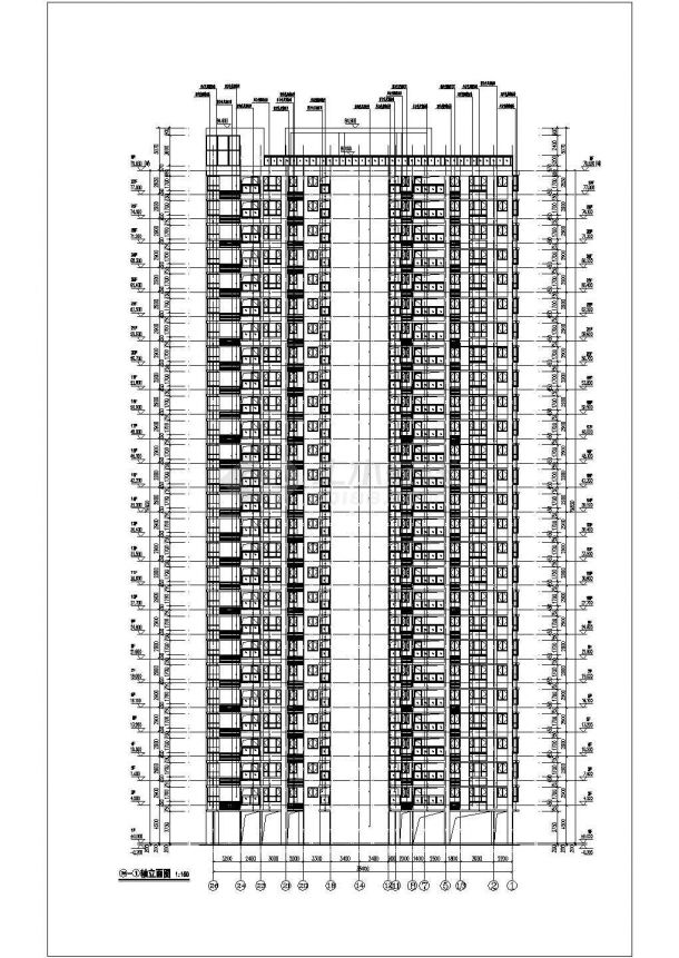 小区总平面图的建筑图纸-图二