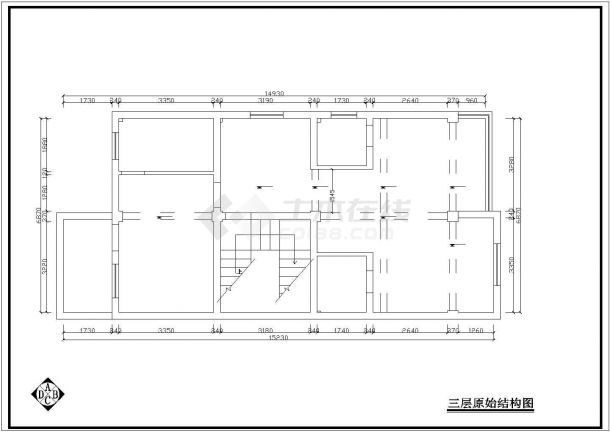 成都市金牛区某小区4层豪华别墅住宅楼全套装修设计CAD设计图-图一