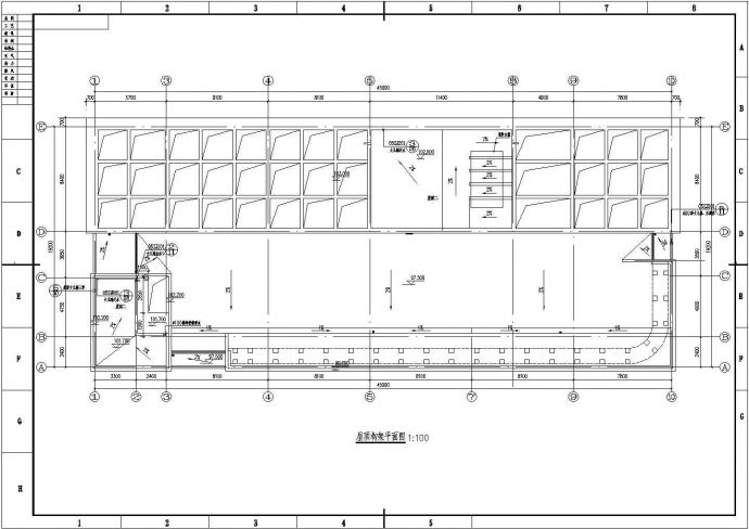某县级市2.2万平米二十六层档案馆综合楼建筑设计CAD图纸_图1