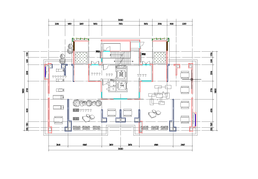 某地区住宅施工控制图纸CAD