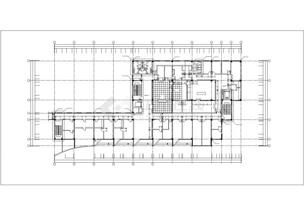 医院影像公共楼建筑设计平面CAD图-图二