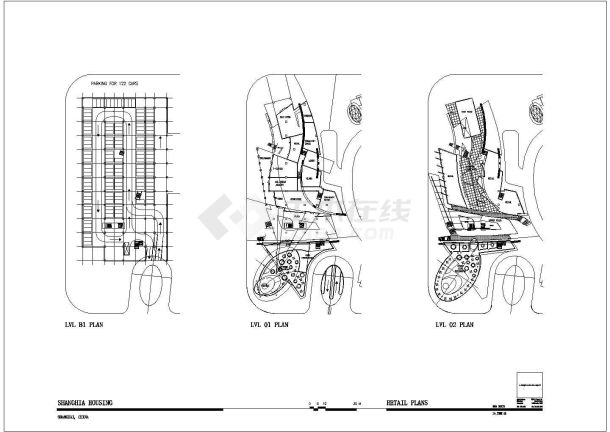 某国外度假山庄别墅区别墅建筑规划设计方案施工CAD图纸-图二