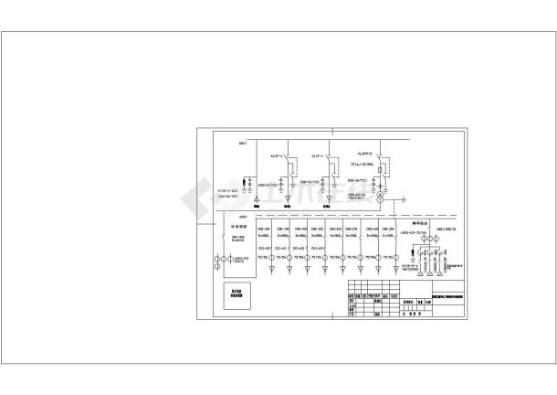 [系统图]100KVA路灯监控箱变系统图.cad-图一