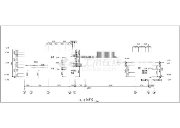 【杭州】某景区古建筑群居建筑设计cad图-图二