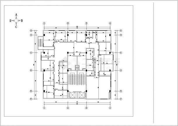 某足浴3层平顶CAD大样节点构造设计图-图一