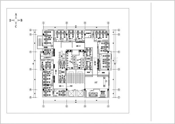 某足浴3层平顶CAD大样节点构造设计图-图二