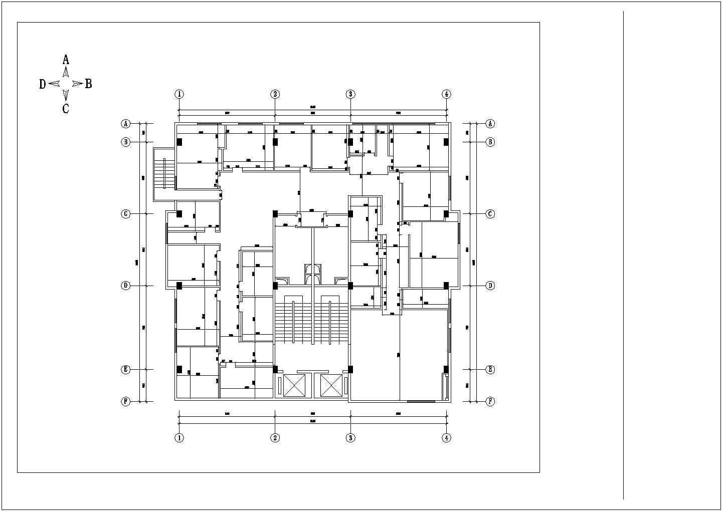 某足浴3层平顶CAD大样节点构造设计图