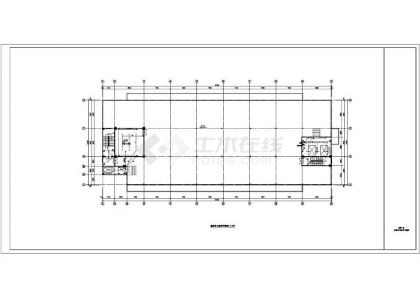 标准6层工业厂房强电施工设计图-图一