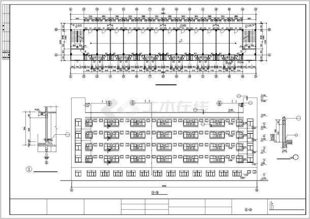 某南方城市市郊商务小私宅建筑全套方案设计施工CAD图纸-图一