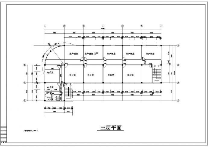 邮政大楼建筑方案设计全套CAD图_图1
