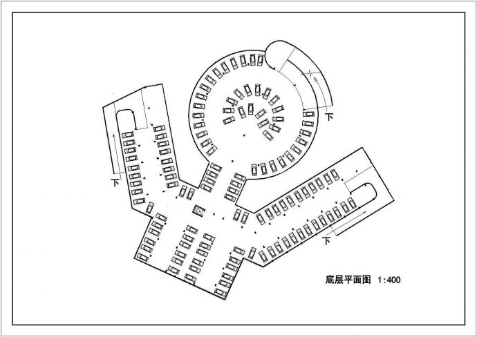 南京某高层综合楼建筑设计CAD图纸_图1