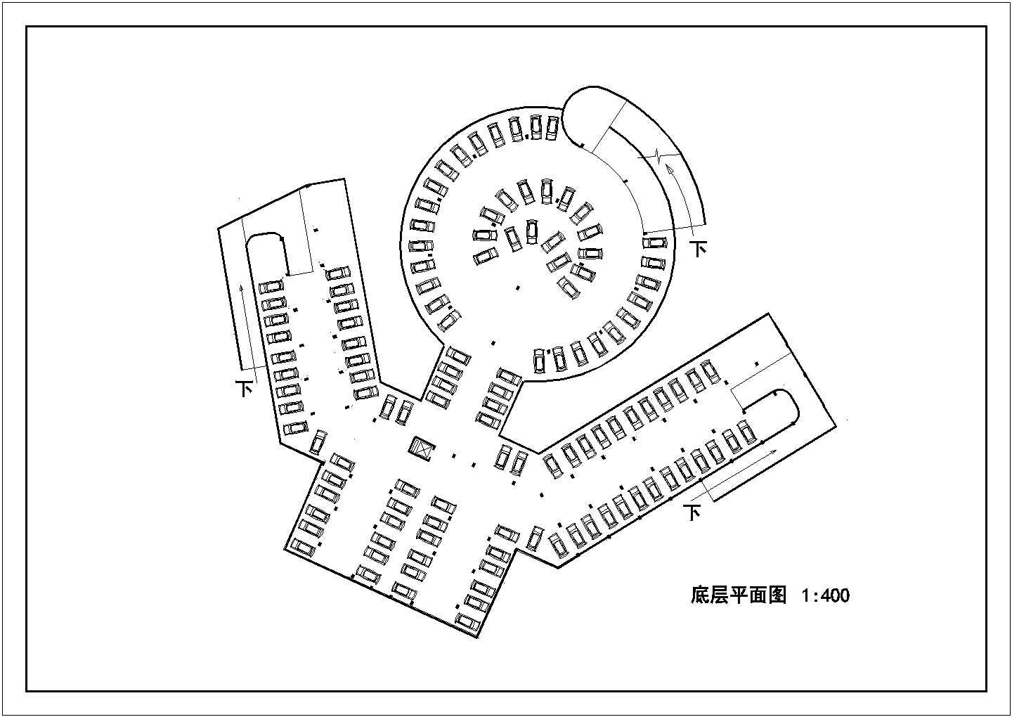 南京某高层综合楼建筑设计CAD图纸