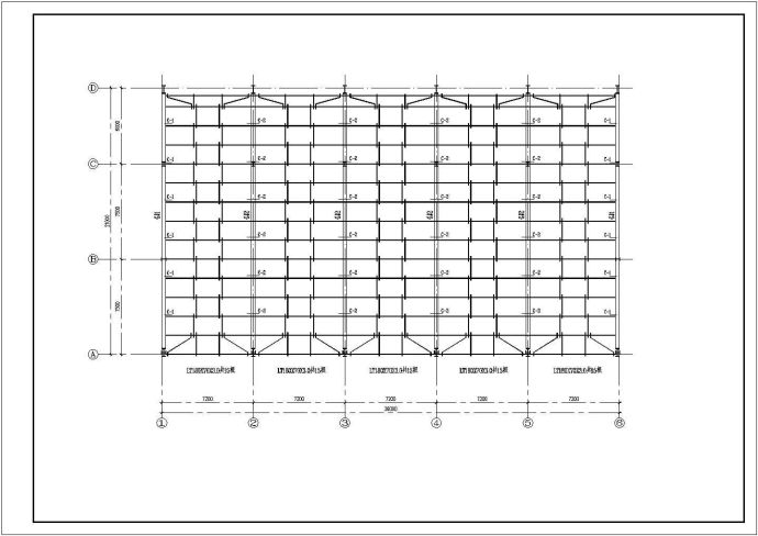 某本田展厅施工设计全套CAD图（含建筑、结构）_图1