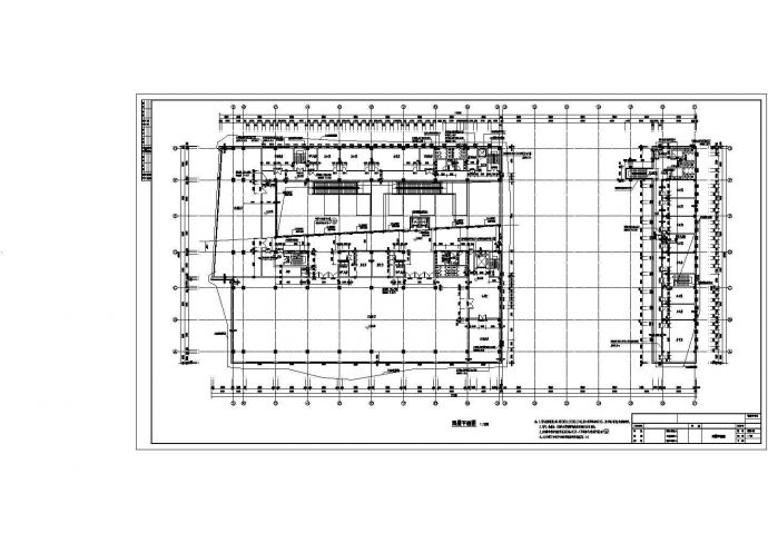 2万平米左右四层框架结构历史博物馆全套建筑设计CAD图纸_图1