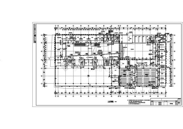2万平米左右四层框架结构历史博物馆全套建筑设计CAD图纸-图二
