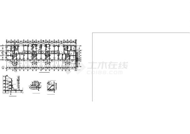 徐州金海里小区6+阁楼层砖混住宅楼全套平面设计CAD设计图（2套方案）-图一