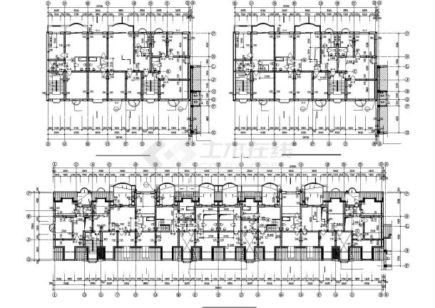 徐州金海里小区6+阁楼层砖混住宅楼全套平面设计CAD设计图（2套方案）-图二