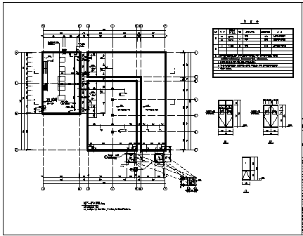 食堂设计_某市汽车科技产业园某单层带地下室框架结构食堂建筑施工cad图纸-图一