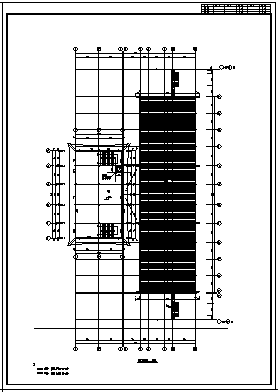 某市地上四层框架结构商铺楼建筑施工cad图_商铺楼施工-图一