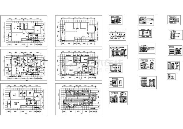 某花园小区家庭住宅装修设计CAD全套图纸-图一