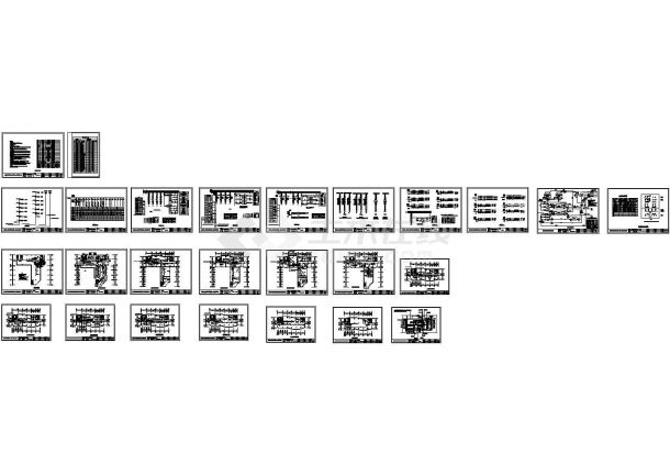 泉港供电调度12层办公大楼空调电气设计CAD施工图-图二
