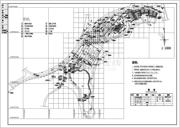 【无锡】某景区精品小公园设计全套施工cad图纸-图二