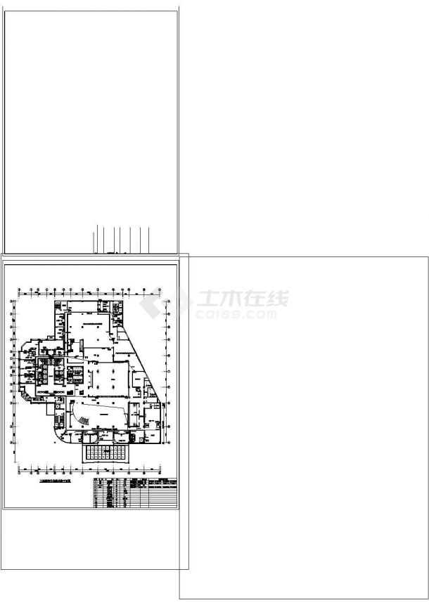 酒店弱电综合布线平面cad非常标准图纸-图一