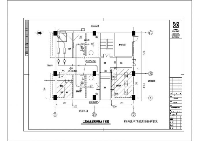 污水处理站系统cad图纸设计_图1
