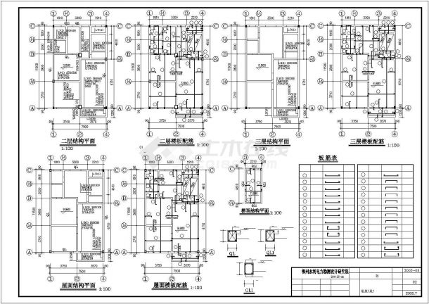 某地区多层私人住宅建筑全套方案设计施工CAD图纸-图二