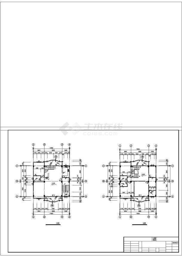 某高级小区高层私宅建筑全套方案设计施工CAD图纸-图一