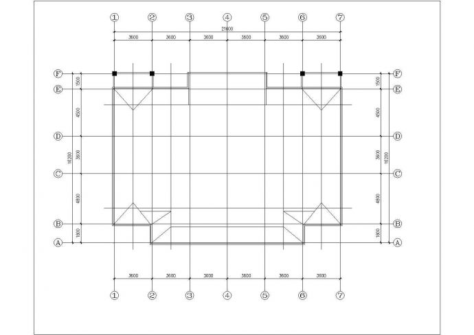 某现代多层乡村度假别墅建筑方案设计施工CAD图纸_图1