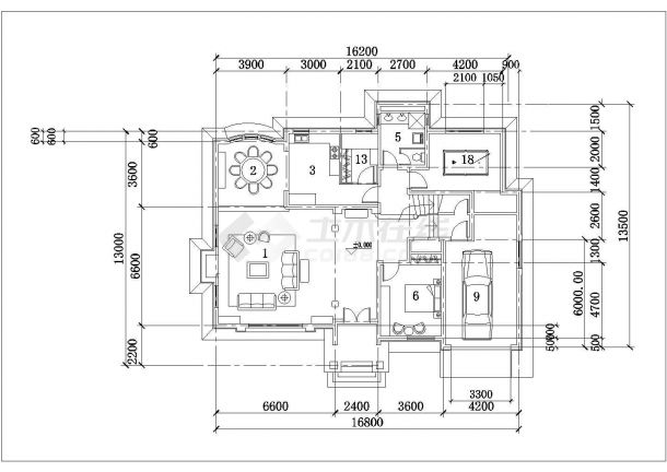 某度假区现代私人多层小别墅建筑全套方案设计施工CAD图纸-图一